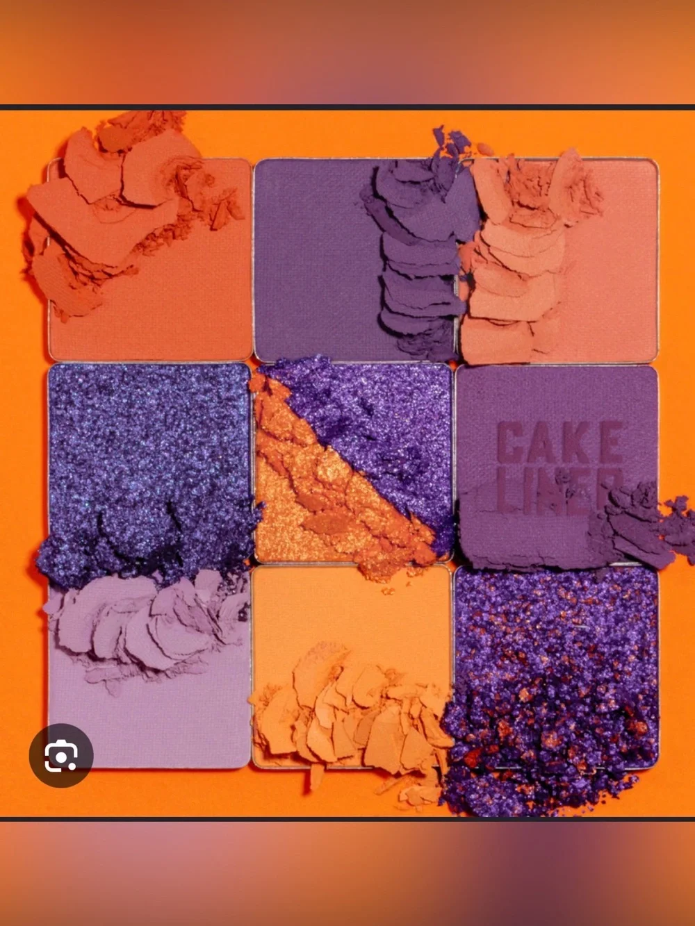 Huda Beauty Color Block Obsessions Eyeshadow Palette - Orange & Purple